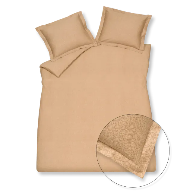 Vandyck Sleepwell dynetrekk 200x200 praline prikker