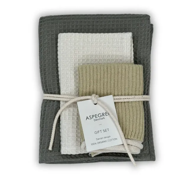 Aspegren Denmark Kitchen Gift Set Wasabi økologisk