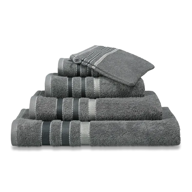 Vandyck Prestige Lines håndkle mole grey 60x110