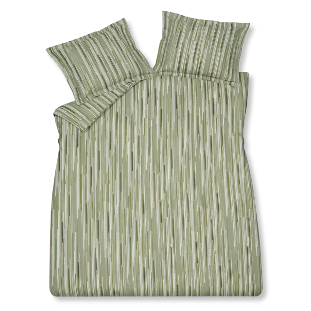 Vandyck Morning Matcha dynetrekksett dobbel grønn smoke green