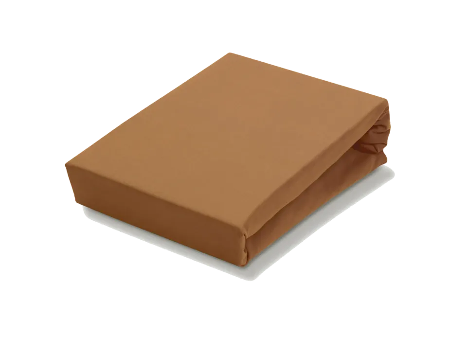 Vandyck Jersey Supreme laken cognac 90x200 øko