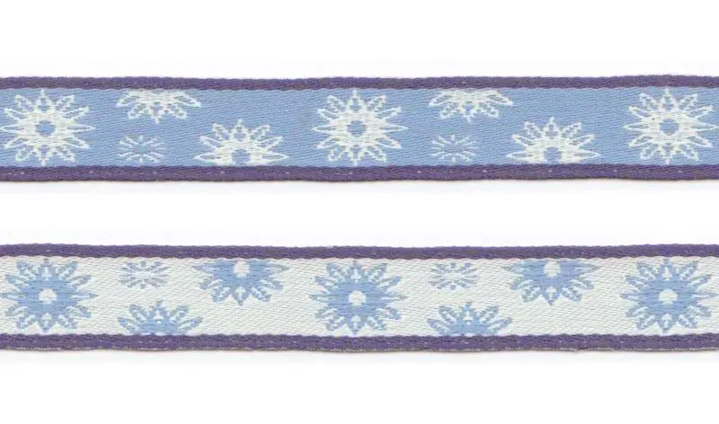 Aspegren Ribbon on Board pyntebånd Twinkle Blue 1cm 3m