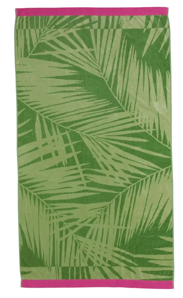 KAAT Amsterdam Belize strandhåndkle 100x180 cm grønn