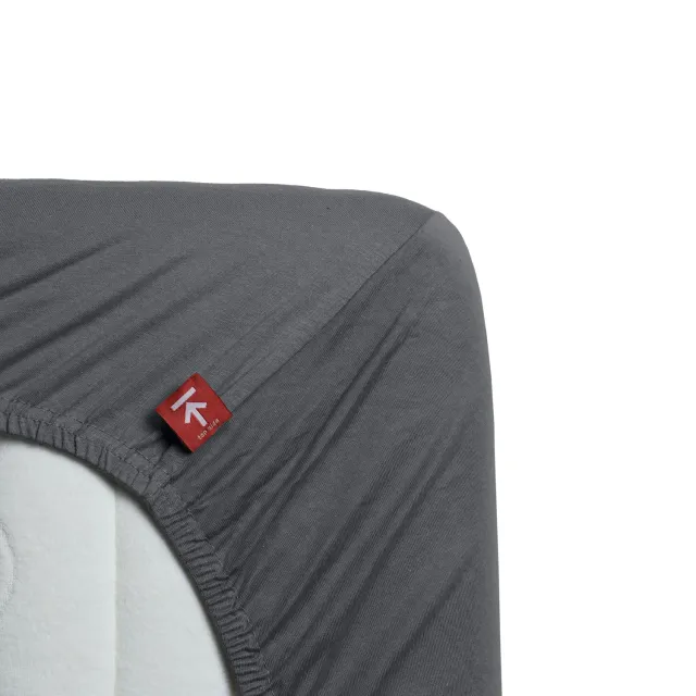 Beddinghouse Jersey Super Stretch splittopplaken 160x200 grå bomull