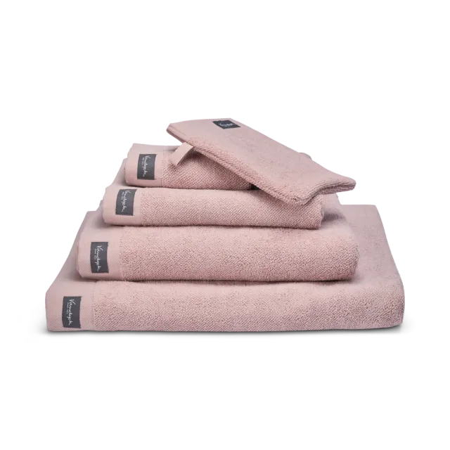 Vandyck Home Uni håndkle sepia pink 60x110 bomull