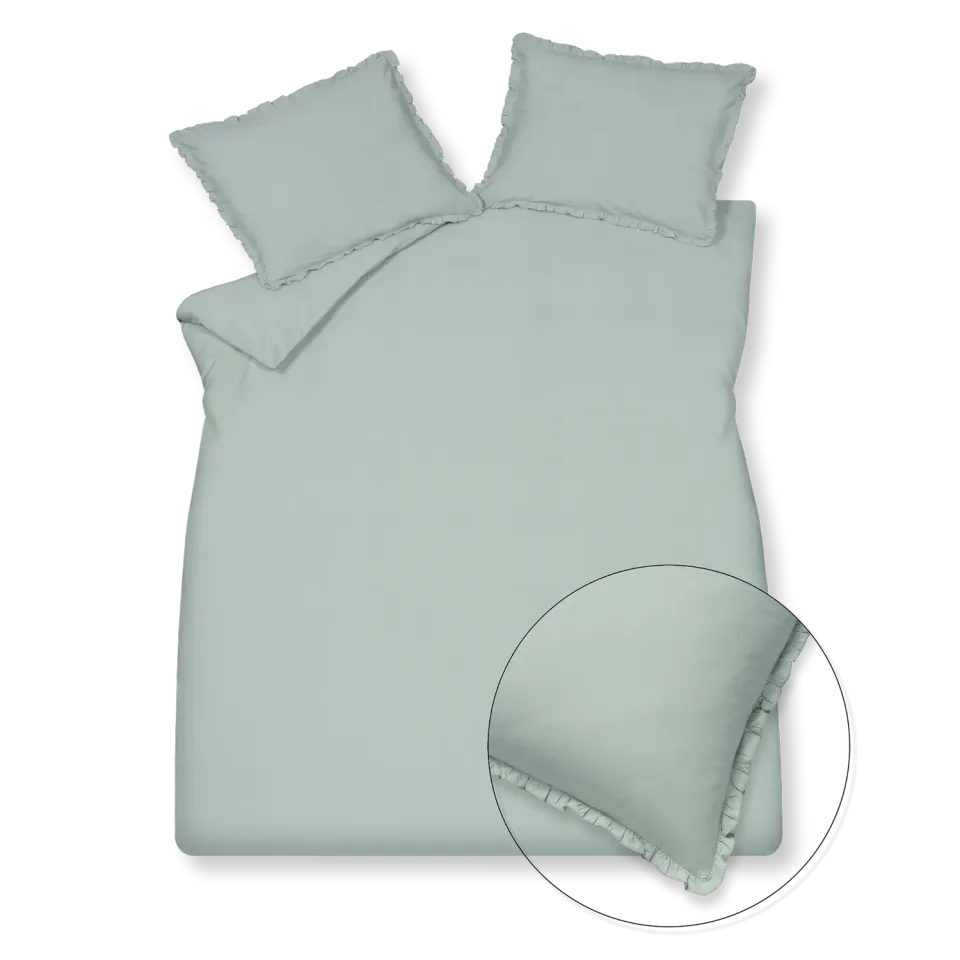Vandyck Pure 83 dynetrekksett perleblå percale