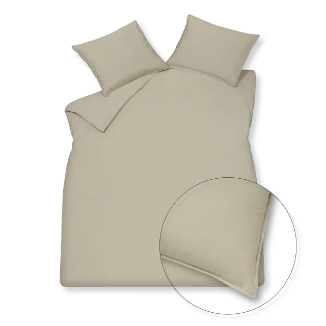 Vandyck Washed Cotton dynetrekksett 140x200 stone