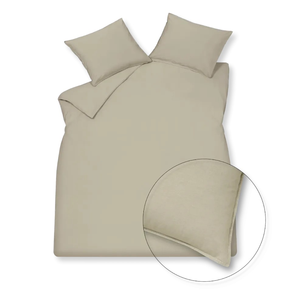 Vandyck Washed Cotton dynetrekksett 140x200 stone