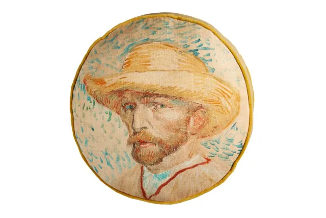 Beddinghouse x Van Gogh Museum Self Portrait pyntepute rund fløyel