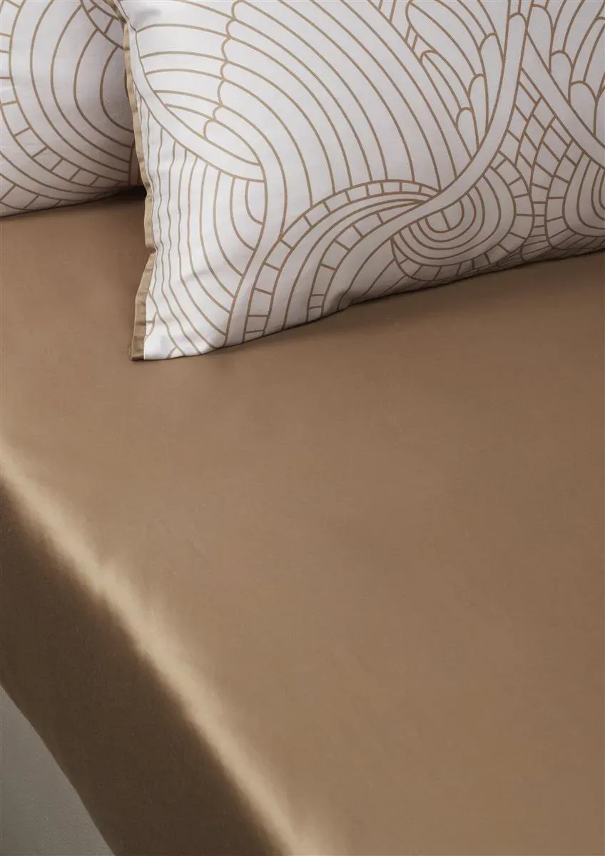 Moooi Dodo Pavone laken 180x200 mørk sand sateng