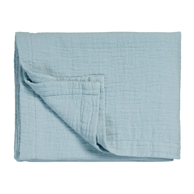 Vandyck Pure 68 sengeteppe powder blue 160x250 bomull