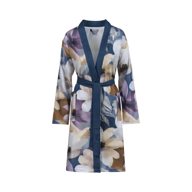 Vandyck Lucienne morgenkåpe faded denim L bambusblanding