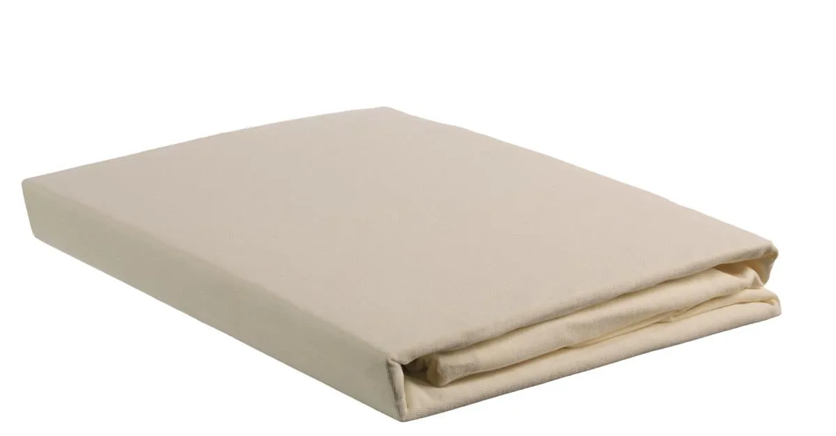 Beddinghouse Jersey laken 90x200 naturel bomull