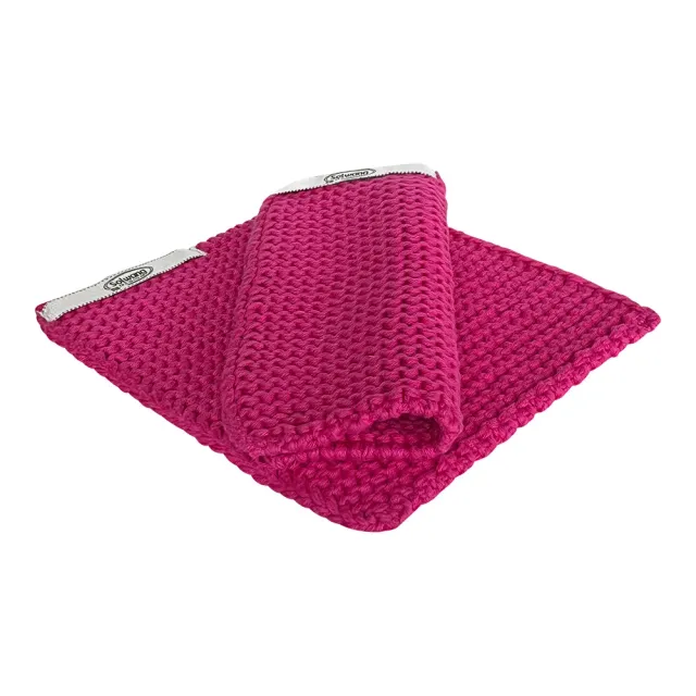 Solwang Design Pink gryteklut 2-pk strikket økologisk