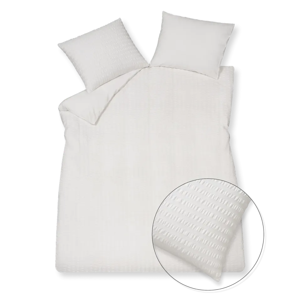 Vandyck Pure 80 dynebetrekksett white 140x200 hvit