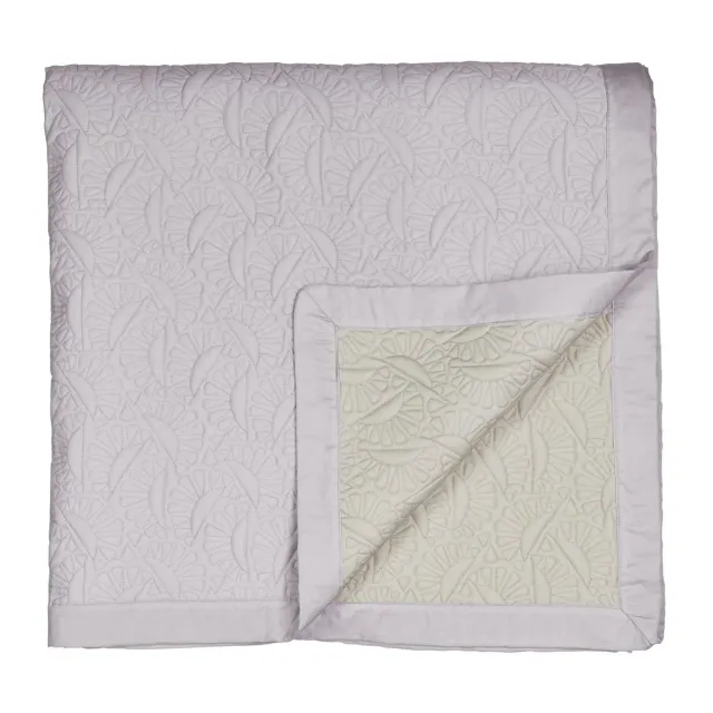 MOOOI Woodblock Beetle sengeteppe cashmere 180x260 bomull
