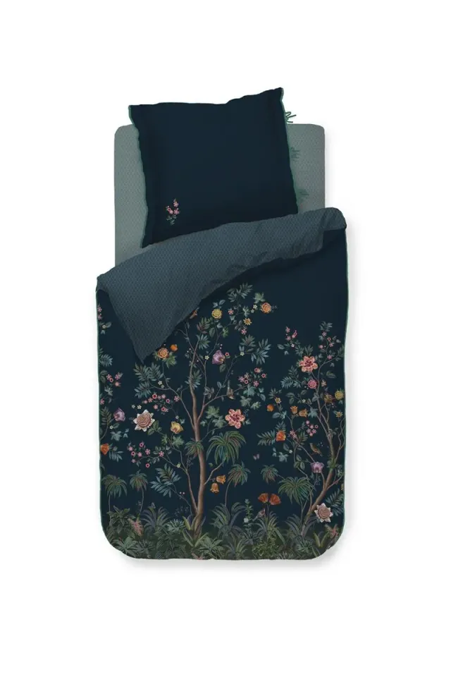Pip Studio Il Paradiso dynetrekk 140x200 mørkeblå percale