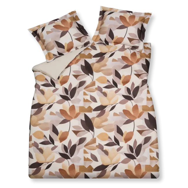 Vandyck Autumn Fern XL dynetrekksett taupe 260x240