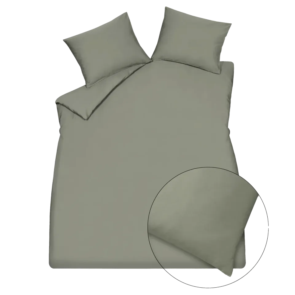 Vandyck Satin Luxe XL dynetrekksett thyme 260x240 økologisk