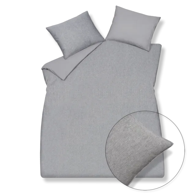 Vandyck Pure 29 dynetrekk 200x200/220 grått ensfarget