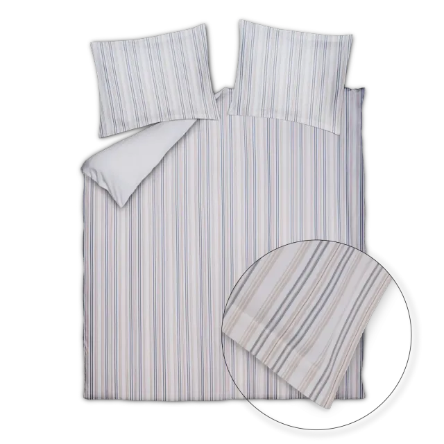 Vandyck Flanel Timber XL dynetrekksett offwhite 260x240