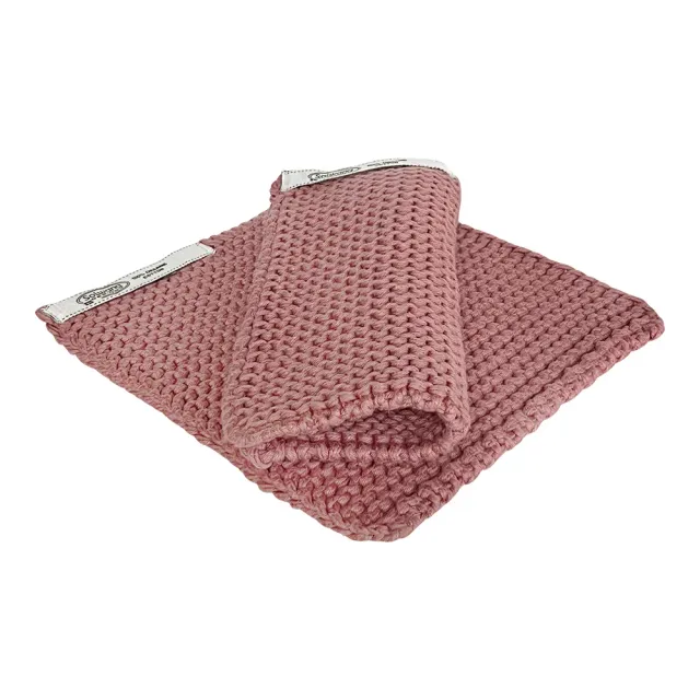 Solwang Design Mørk smoky rose gryteklut 2-pk økologisk