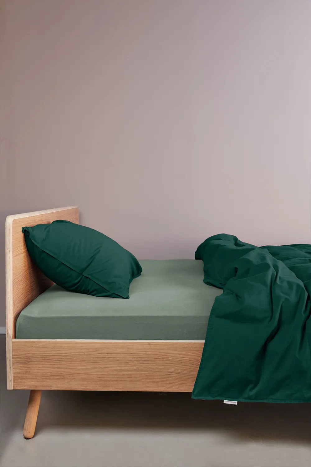 Beddinghouse Jersey Stretch laken 140x200 cm grønn stretch