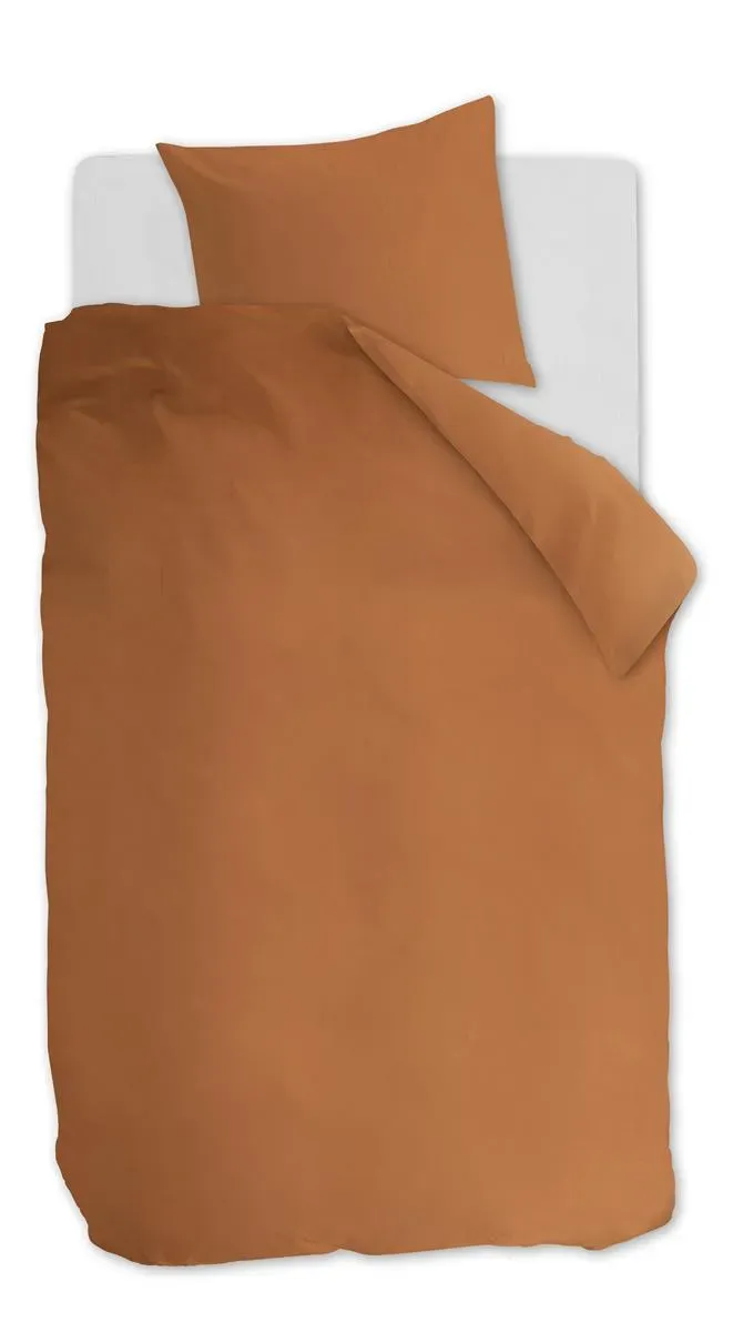 Ambiante Cotton Uni dynetrekk 140x200 oransje bomull
