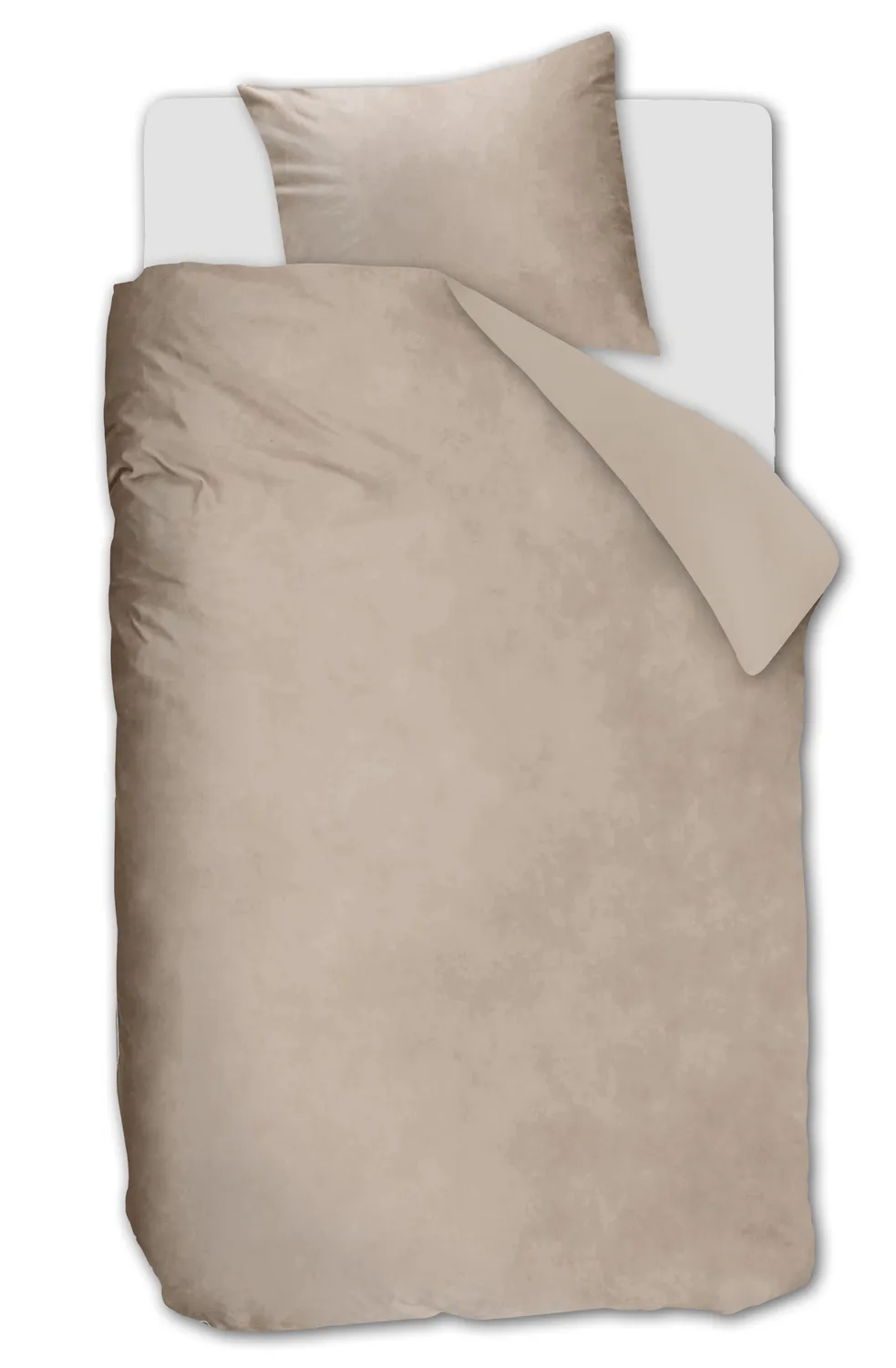 Ambiante Velvety dynetrekk sand 140x200 cm med putetrekk