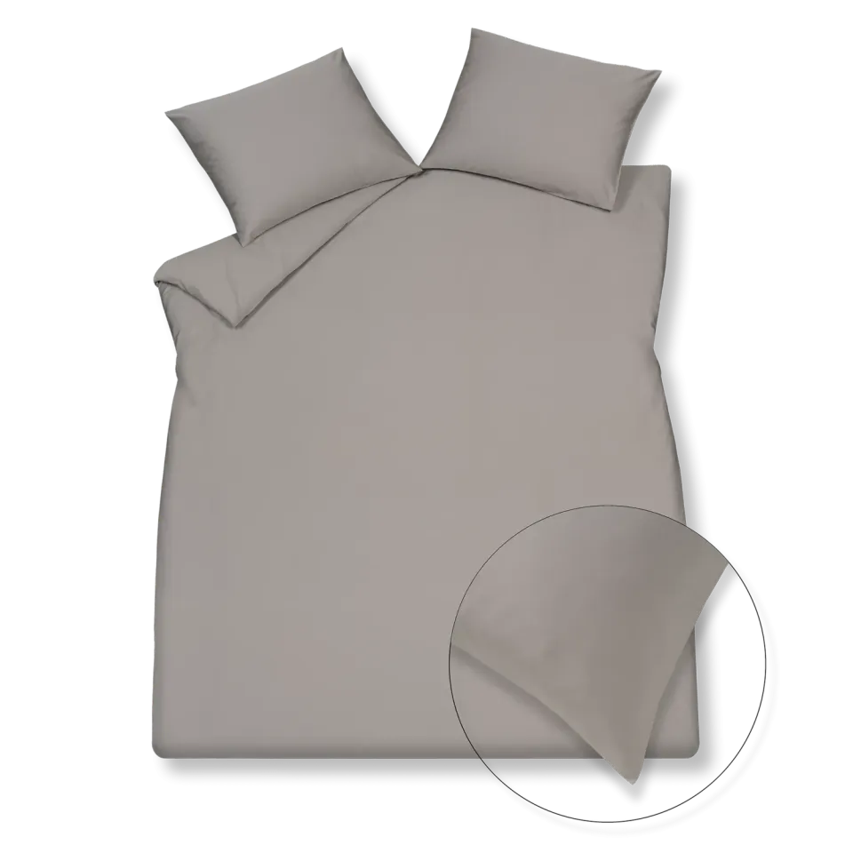 Vandyck Home 90 sengetøysett steelgrey 200x200/220 ensfarget