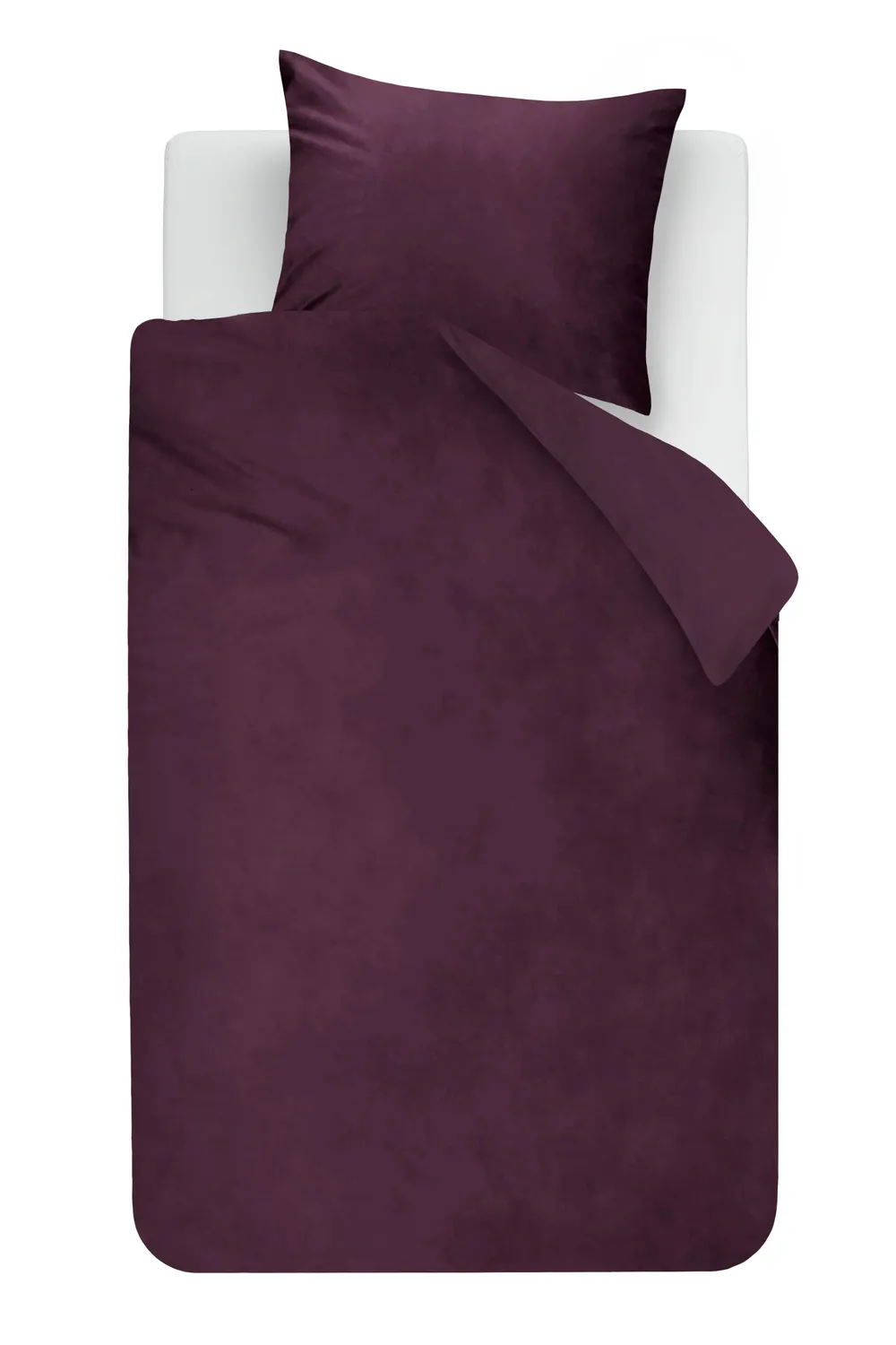 Beddinghouse Ambiante Velvety dynetrekk 140x200 vinrød fløyel