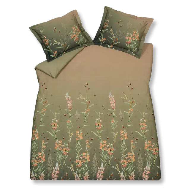 Vandyck Charming Hazel dynetrekksett olive 200x200 sateng