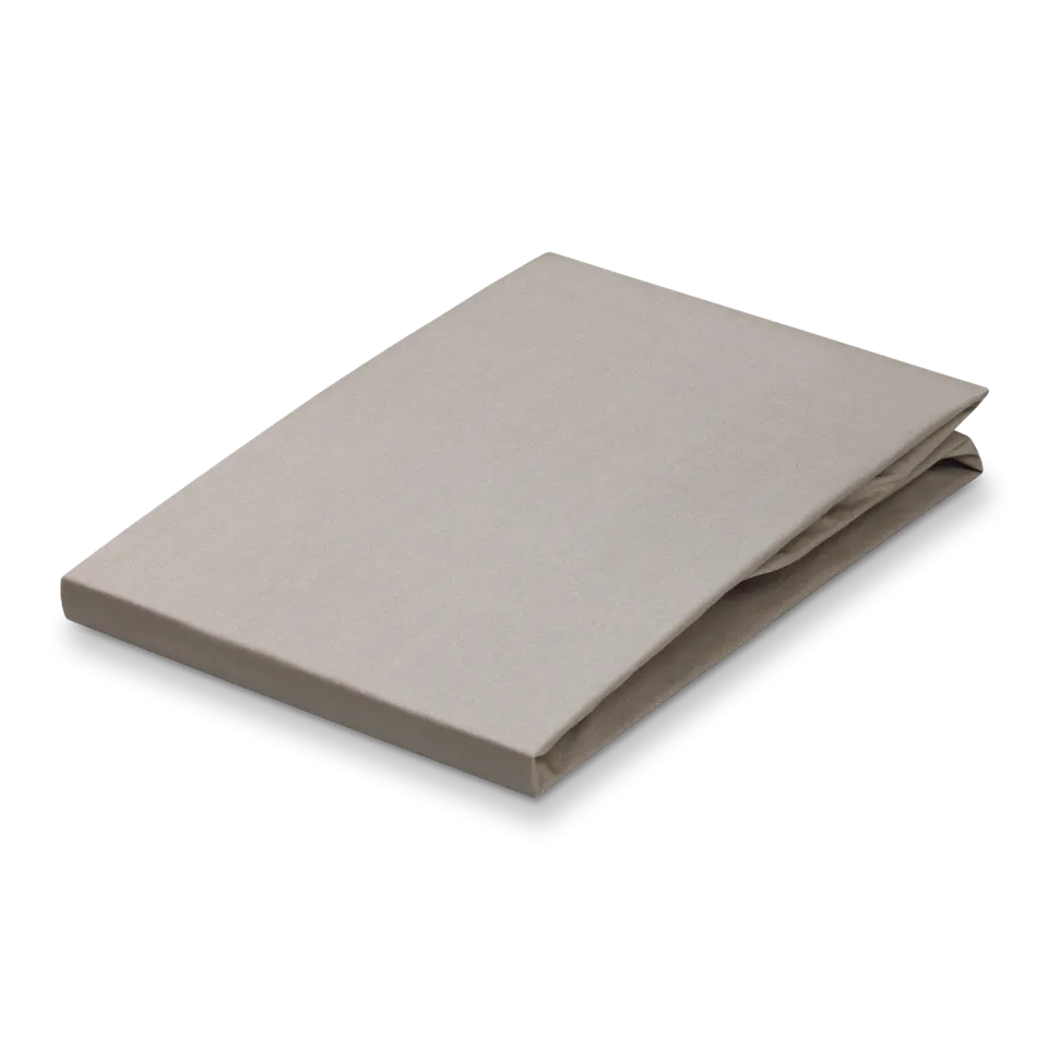 Vandyck Percale laken stone 90x200 bomull