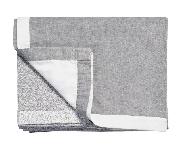 Vandyck Pure 23 Degradee sengeteppe 260x260 grå