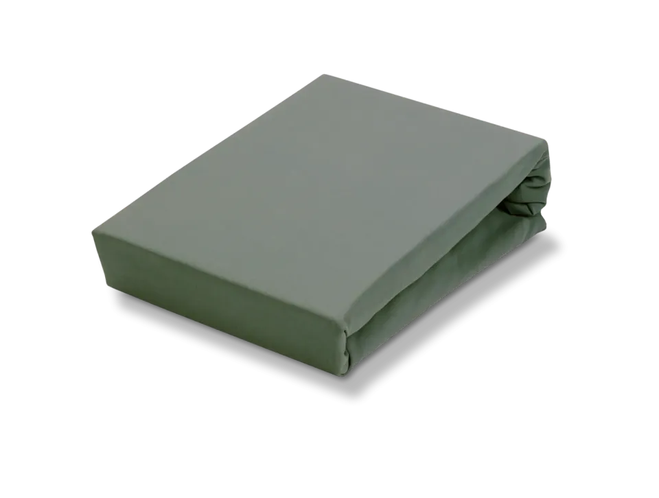 Vandyck Jersey Supreme split-topperlaken sage green bomull