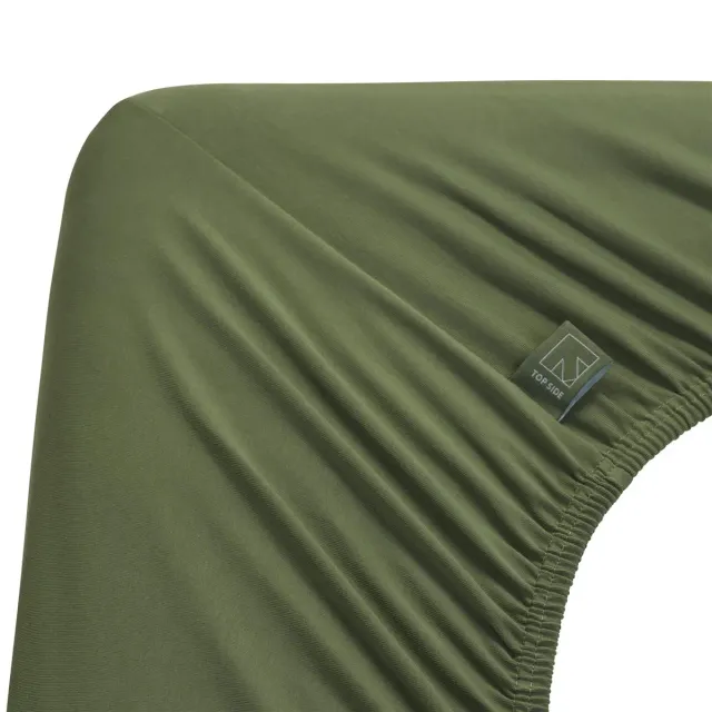 Beddinghouse Dutch Design Jersey Stretch laken 180x220 grønn