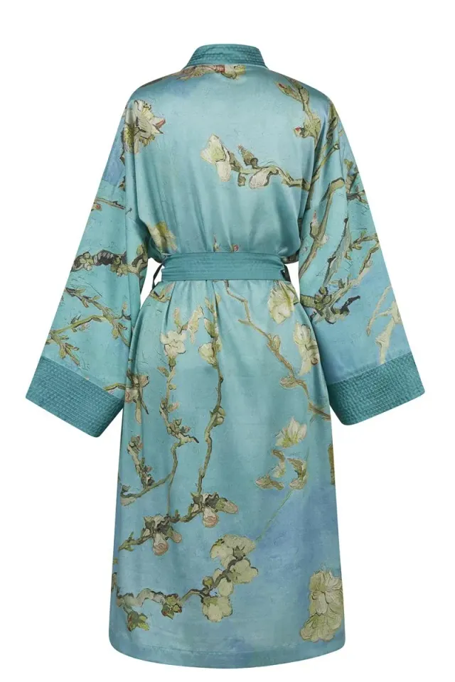 Beddinghouse Van Gogh Almond Blossom kimono blå L/XL