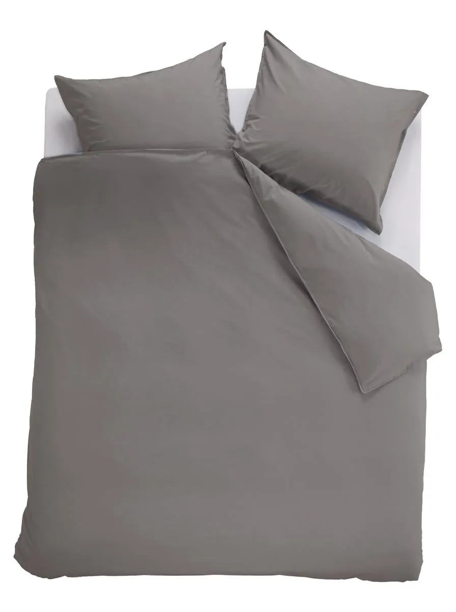 Ambiante Cotton Uni bomull dynetrekk 140x200 grå