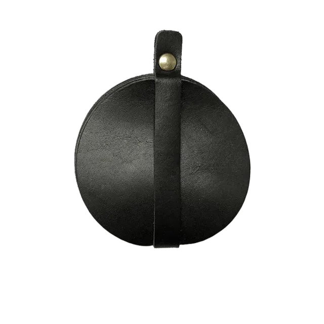 Xapron bøffel glassbrikker runde 4-pk skinn