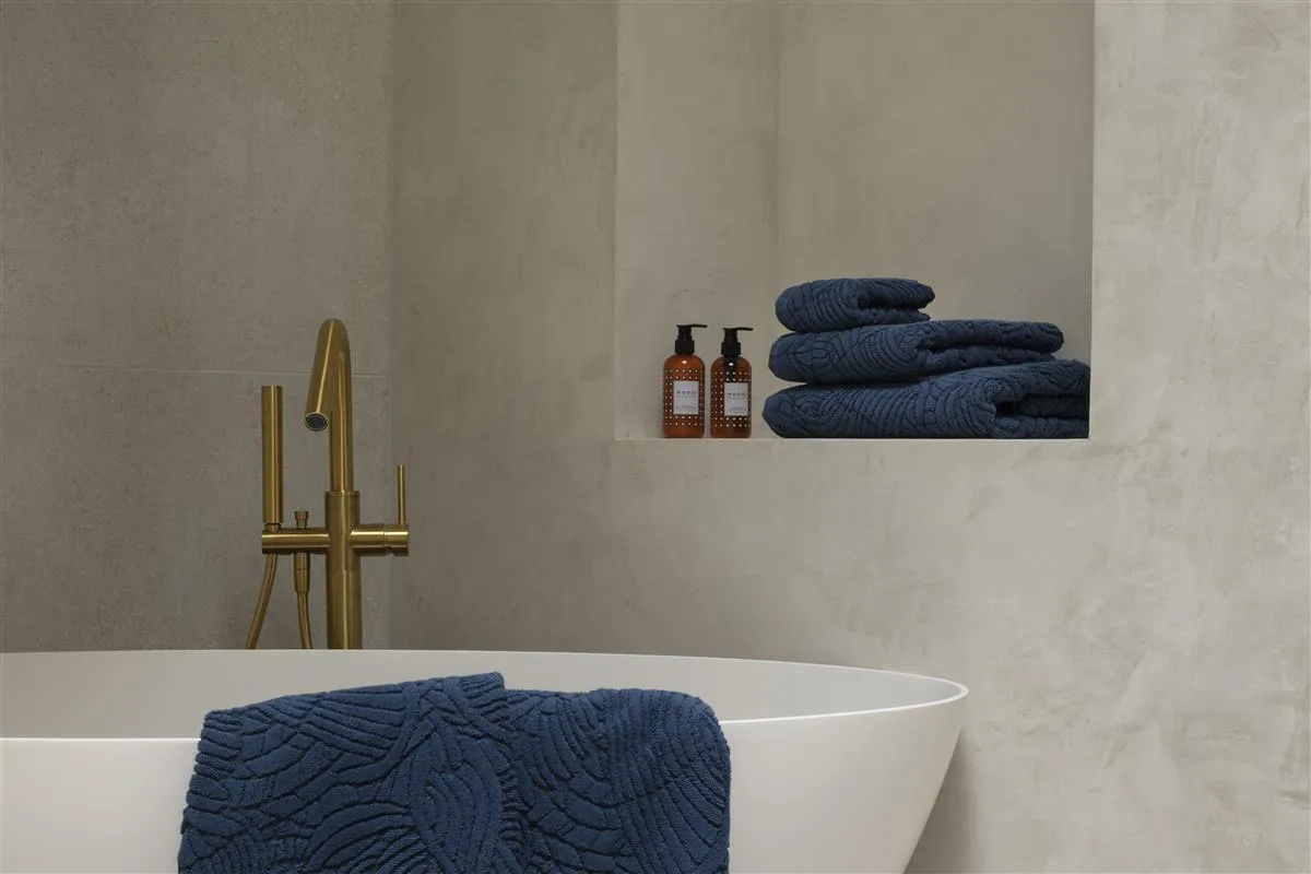MOOOI Dodo Pavone badehåndkle 70x140 indigo bomull