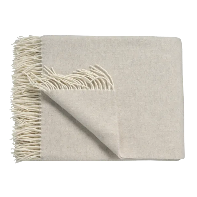 Vandyck Home Serina pledd 130x220 stone ull kasjmir
