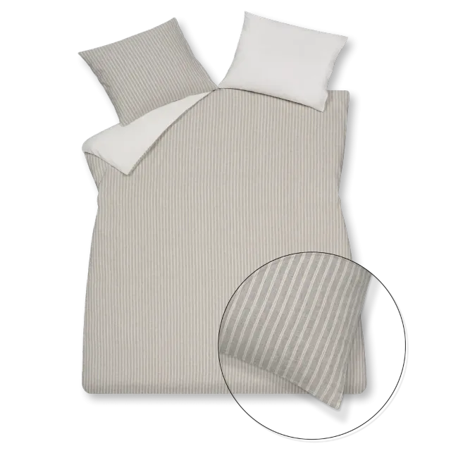 Vandyck Pure 40 dynetrekk 200x200 light honey stripet