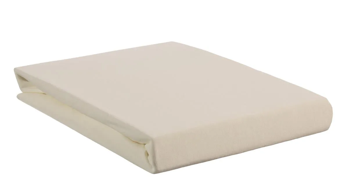 Beddinghouse Jersey Stretch laken 90x200 offwhite bomull