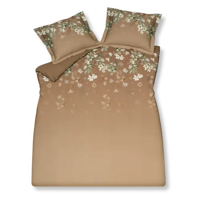 Vandyck Sparkling sengetøy praline 200x200 bomull