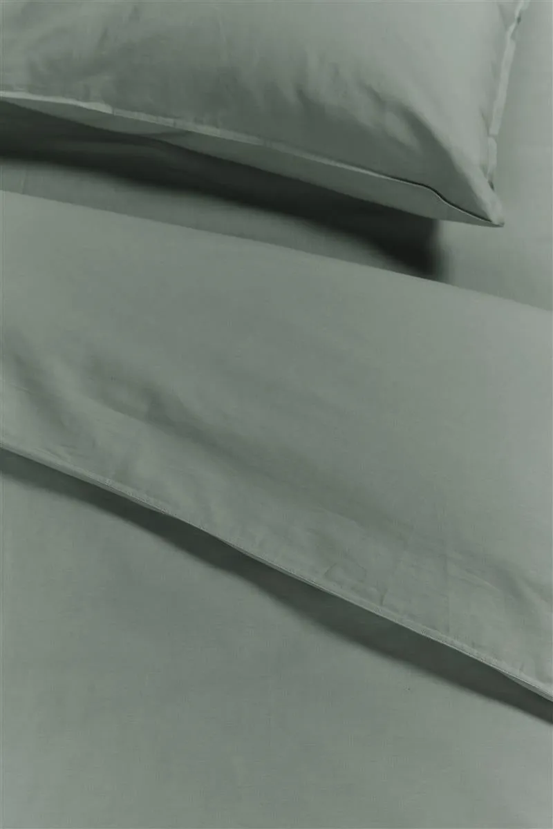 Ambiante Cotton Uni dynetrekk 140x200 grønn bomull