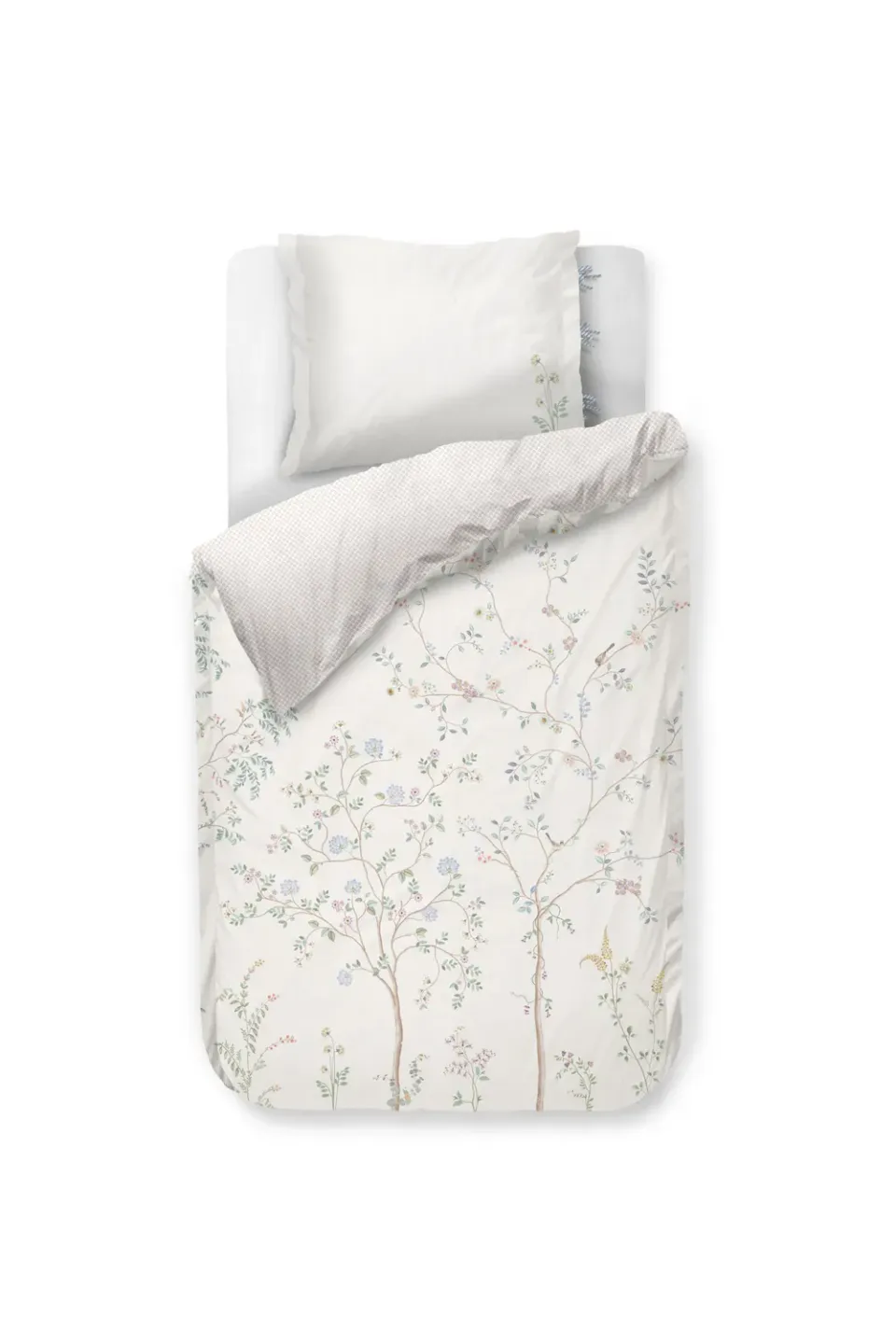 Pip Studio Desi Garden dynetrekk 140x200 offwhite bomull