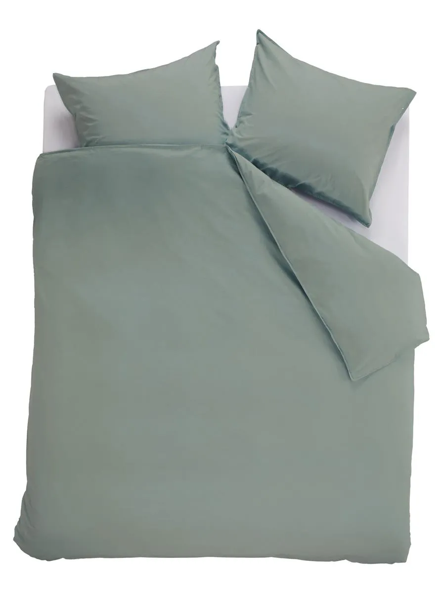 Ambiante Cotton Uni dynetrekk 140x200 grønn bomull