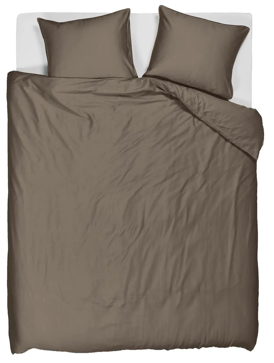 Beddinghouse Change sengetøy taupe 200x200 cm sateng