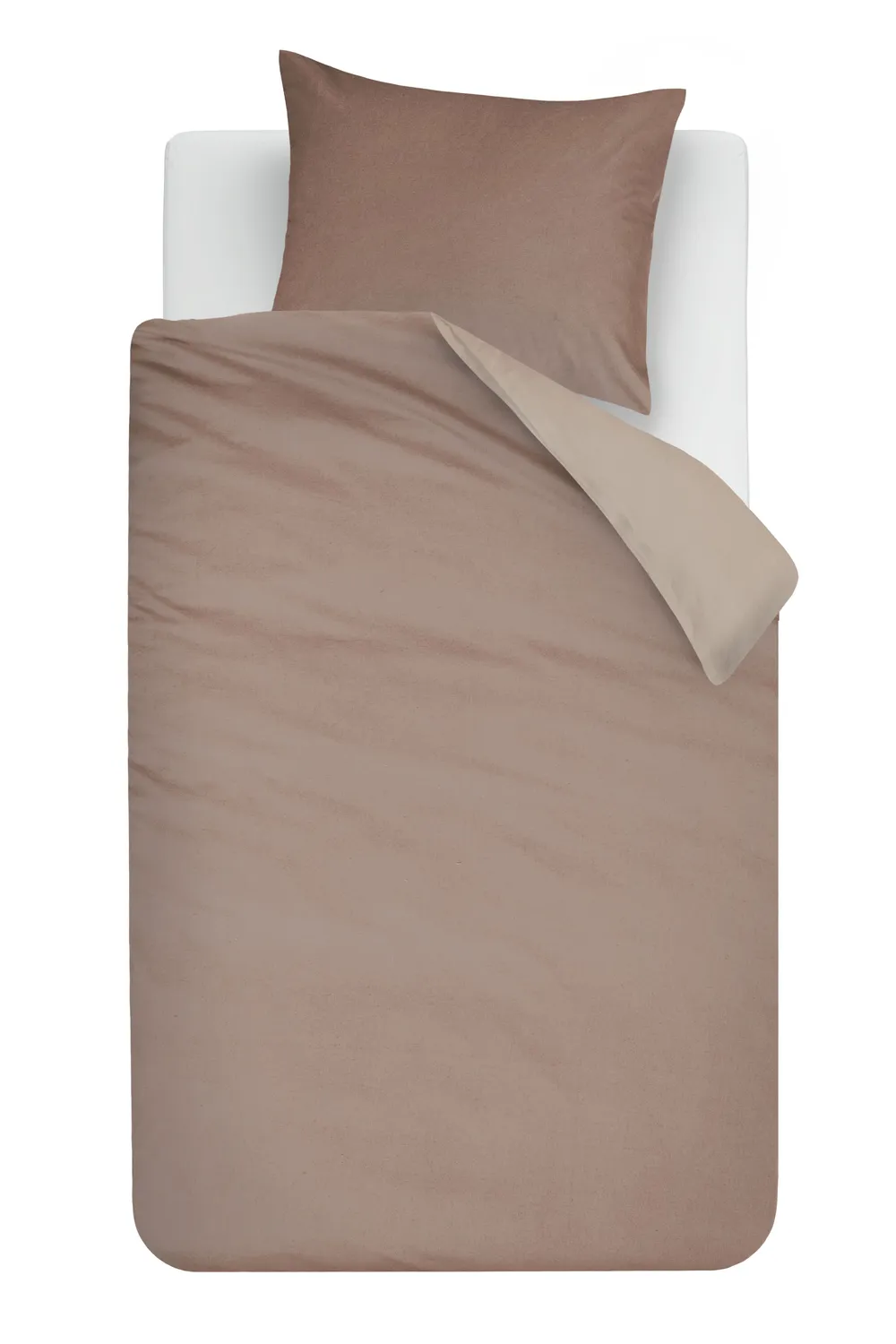 Beddinghouse Warm dynetrekk rosa 200x200/220 cm flanell