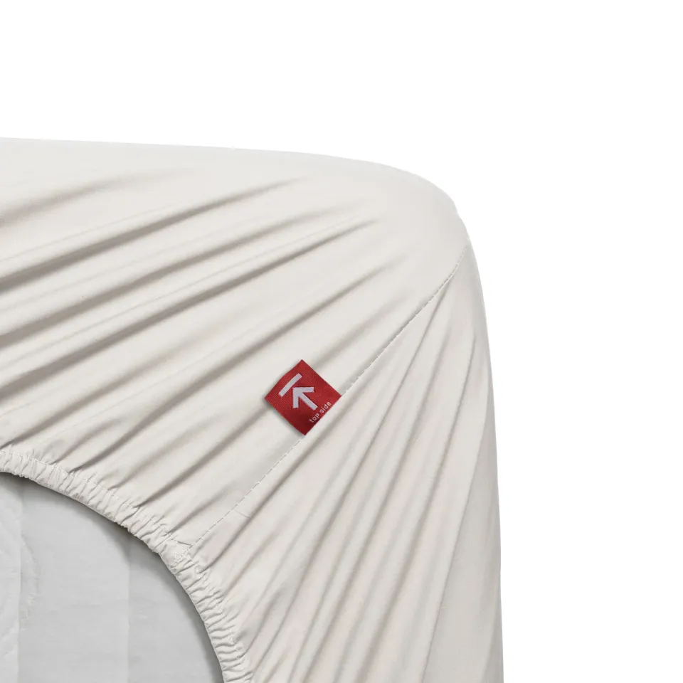 Beddinghouse Percale splittopplaken 140x200 offwhite